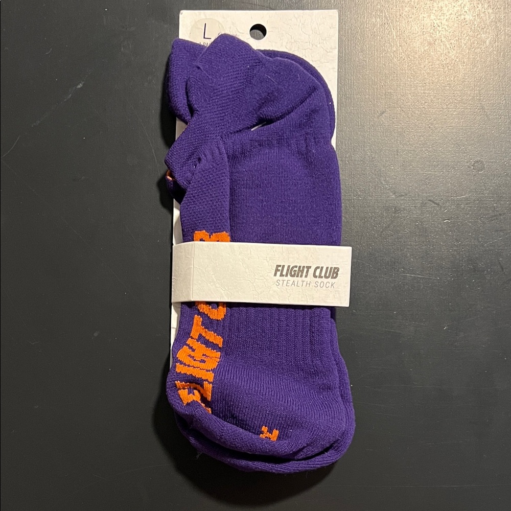 Flight Club Purple Stealth Socks - Size Large